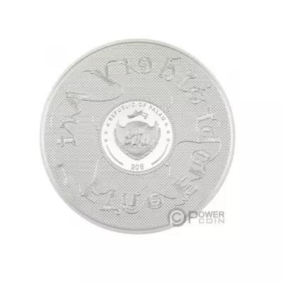 Kiss Gustav klimt fine embroidery art 3 OZ silver coin - Image 2