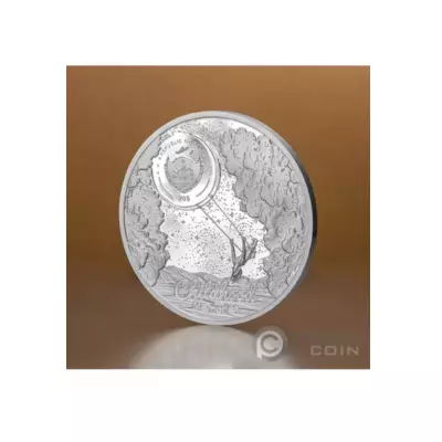 Sandcastle childhood memories 3 OZ silver coin - Image 2