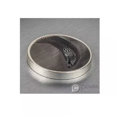 Zebra camouflage of nature 3 OZ silver coin - Image 4