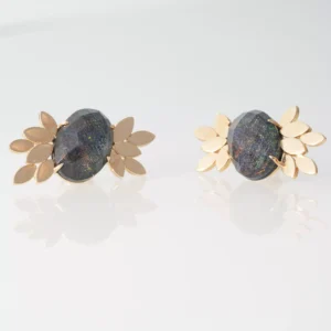 Black Opal Earrings